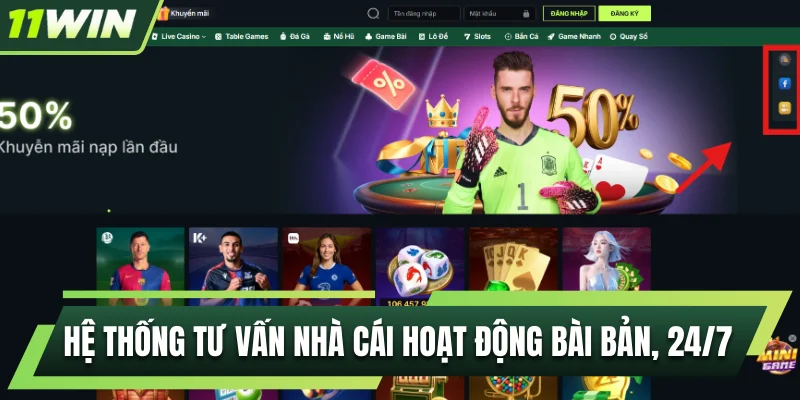 Hệ thống tư vấn nhà cái hoạt động bài bản, 24/7