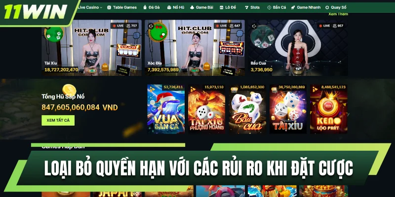 Loại bỏ quyền hạn với các rủi ro khi đặt cược