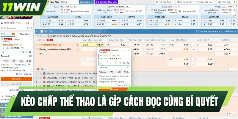 kèo chấp thể thao là gì