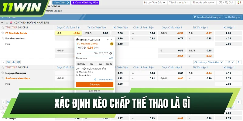 Xác định kèo chấp thể thao là gì